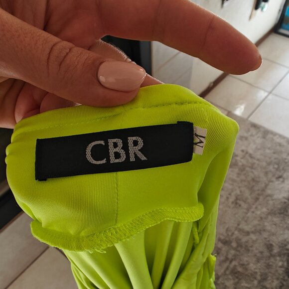 Lime Green CBR Dress - Picture 2 of 5